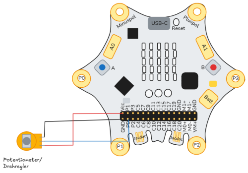 Schaltplan Potentiometer