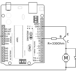 Elektromotor mit Transistor steuern