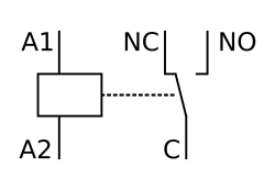 Relais als Schaltsymbol.